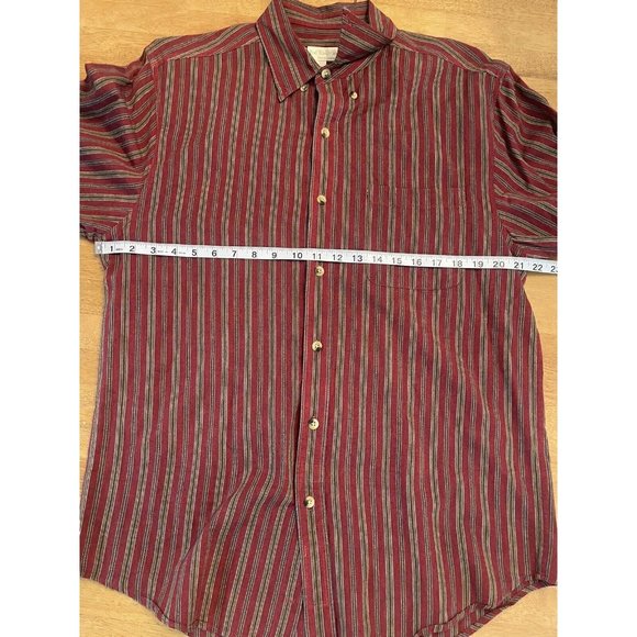 Territory Ahead Shirt Adult Medium Burgundy Long Sleeve Button Up Mens Outdoors‎ - Picture 3 of 5